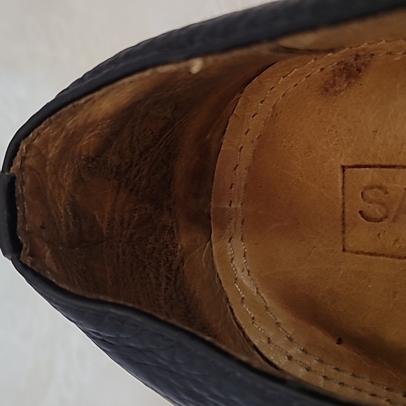 Sandro Men's Leather Loafers Size 10D Black - Picture 8 of 9